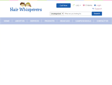 Tablet Screenshot of hairwhisperers.com